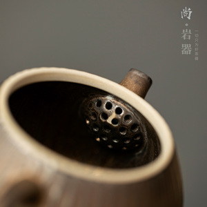 Gilded Kung Fu Teapot Small Ceramic Single-Serving With Filter Heat Resistant For Home Office <b>Tea</b> Room - Product Image 3