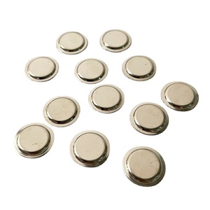 Round Magnetic Cap Badges Stainless Steel 15mm Circular Solid Color For <b>Name</b> <b>Tags</b> Hardware Accessories - Product Image 4