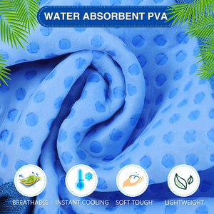 Bandana Rinfrescante per Cani di Alta Qualità, Sciarpa Regolabile a Raffreddamento Istantaneo, Collare Dissipatore di Calore Estivo per Cani di Piccola, Media e Grande Taglia - Product Image 3