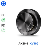 Moteur robotique CubeMars AK80-9 V3.0 KV100 à engrenages planétaires sans balais DC 48V pour exosquelette
