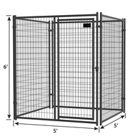 Prix d'usine vente en gros chine fournisseur 10x10x6 pieds grande cage pour chien chenil en métal pour chien de haute qualité à bas prix