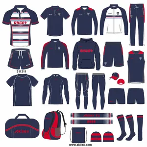 Benutzer definierte Sublimation Druck Herren benutzer definierte Mode Rugby Jersey Uniform Rugby Polo Shirt Rugby Football League Trikot