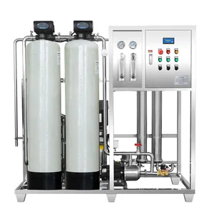 500LPH commercial softened water treatment equipment filter softener 1ton devices machine water softener 2 rating