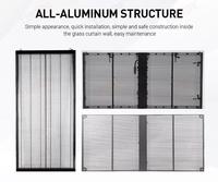Haute luminosité intérieur P3.9-7.8 fixe Chine verre TV rideau meilleur prix vidéo panneau mural Transparent LED écran d'affichage