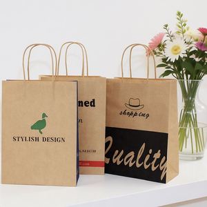 Bolsas de Papel Kraft para Regalo de Perfume con Logotipo Personalizado, con Asas, Duraderas, Ecológicas, para Promoción y Supermercado, Diseño de Lujo 2026 - Product Image 3