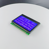 CH12864-2-2 ChuanHangDisplay 128x64 Modul LCD Grafis COG Bingkai Besi ST7567 FPC Lampu Latar LED Kecerahan Dapat Disesuaikan 39.8x25.5mm