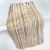 2026 Haiyi Grosir Populer Rambut Asli Manusia 100% Double Drawn Tak Terlihat Genius Weft Ringan Tanpa Rambut Pendek & Rontok Tanpa Bahan Kimia