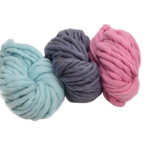 Fil en <span class=keywords><strong>laine</strong></span> mérinos 100% épais, gros longueur, pour le tricot des bras, très épais, bon marché - Product Image 1