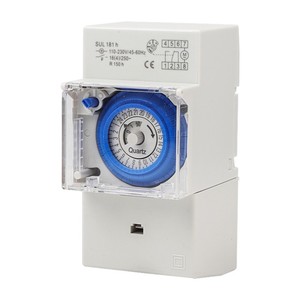 Minuteur mécanique SUL181H 220V à quartz 16(4)/250V pour le contrôle de l'éclairage des cages d'escaliers - Product Image 2