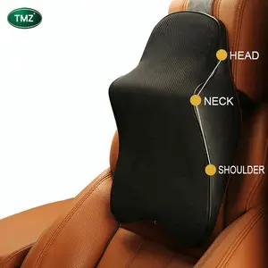2021 Memory Foam Cervical Neck SafetyCar Headrest Pillow Neck Rest Seat Headrest Accessories Massage Cervical Pillow