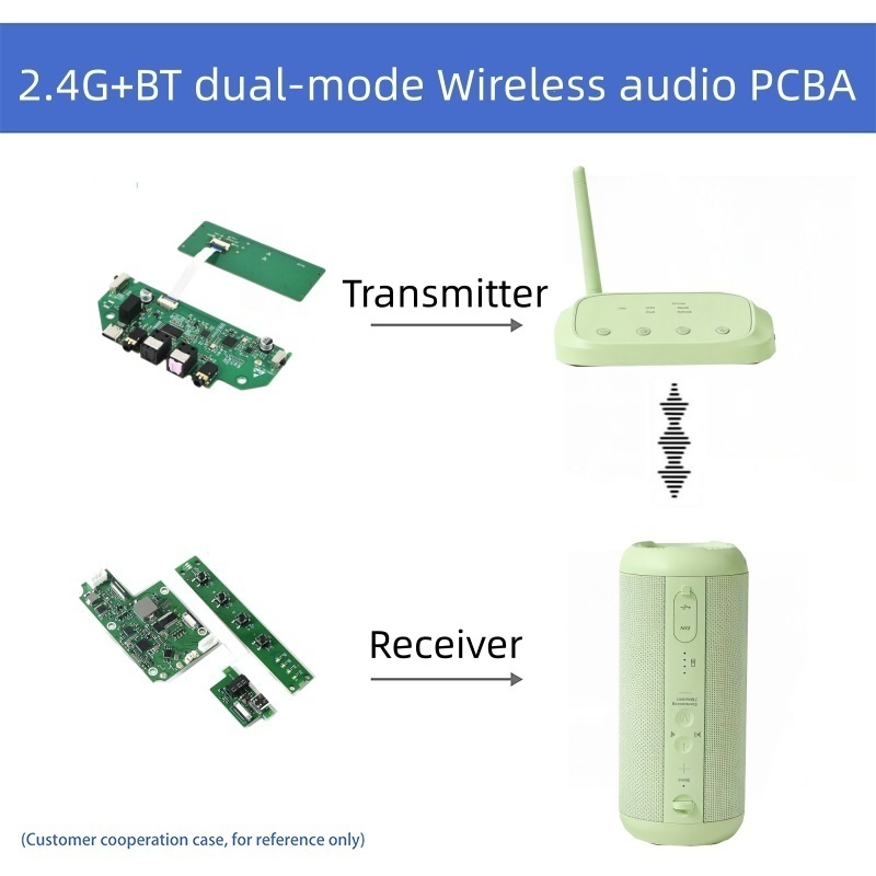 2.4G Audio Speaker Board 1 TX To N RX Wireless Speaker Transmitter Receiver Kit Multi-room Wireless Speaker System · image 2
