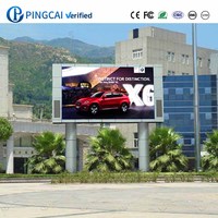 Pantalla LED para Exteriores P10 Delgada y Ligera de 960X960, Señalización Digital LED Comercial y Pantallas Publicitarias