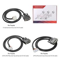 Adaptadores Launch X431 Toyota CH-01 H para Llaves No Inteligentes CH-02 de 24 Pines y CH-03 de 27 Pines para IMMO ELITE / IMMO PLUS