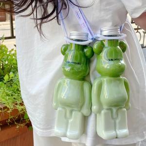 MAYSURE Bouteille d'emballage transparente avec couvercle en forme d'ours en peluche pour boisson bonbon chocolat PET de qualité alimentaire avec étiquette personnalisée - Product Image 6