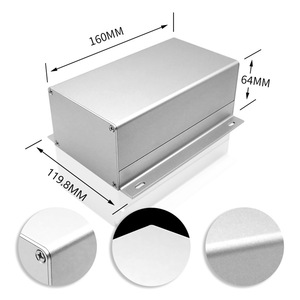 Boîtier <span class=keywords><strong>de</strong></span> <span class=keywords><strong>jonction</strong></span> électrique mural en alliage d'aluminium, profil anodisé personnalisé, indice <span class=keywords><strong>de</strong></span> protection IP54, boîtier d'onduleur <span class=keywords><strong>de</strong></span> puissance OEM/ODM - Product Image 2