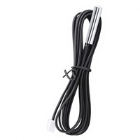 Sonde de température NTC 5K 10K 15K 20K 50K 100K, thermistance étanche à tête cylindrique pour aquariums et réservoirs d'eau