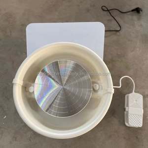 Torno de Cerámica Manual de Mesa de 9.8 Pulgadas con Motor, Semiautomático, de Alta Precisión, para Cerámica DIY - Product Image 4