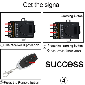433MHz 智能灯开关无线遥控风扇吸顶灯 110V 220V 30A 继电器模块开/关发射器钥匙扣家用 LED - Product Image 5