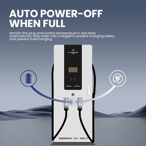Cargador Rápido para Vehículos Eléctricos de Corriente Continua Comercial, 60 kW, 160 kW, CCS1, IP54, Estación de Carga de Pie, OCPP1.6J, Pago por Aplicación RFID, Entrada de 380 V - Product Image 2
