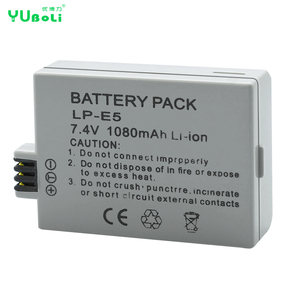 Pin Lithium-ion sạc lại 1080mAh LP-E5 cho máy ảnh kỹ thuật số Canon EOS 450D 500D 1000D - Product Image 2
