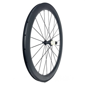 Jeu de roues en carbone Tuohai modèle 01 700C, système de frein à patin, jantes clincher, prêt pour tubeless, profondeur de jante de 20 mm pour vélo de <span class=keywords><strong>route</strong></span>, ville, gravier - Product Image 1