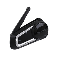Système de communication Bluetooth rechargeable à double puce pour moto, idéal pour les sorties en groupe