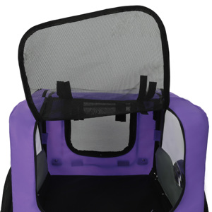 รถพ่วงจักรยานพับได้2-in-1ขนาดใหญ่รถพ่วงสัตว์เลี้ยงออกแบบใหม่สำหรับจักรยานและสุนัข - Product Image 3