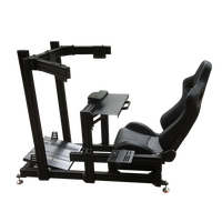 Vente en gros usine, personnalisation : Sim Rig 4080 Noir, équipement de jeu, cockpit de simulation de course, configuration complète, simulateur de course