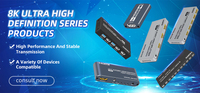 Adaptador HDMI Macho a VGA Hembra Personalizado OEM, Conversor HDMI a VGA de 1080P, Cable de Audio y Video HDMI para Computadora Portátil y Televisor de Alta Definición