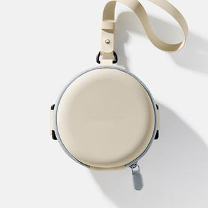 Étui à lunettes Qianai, pochette ronde en PU souple, boîte de rangement résistante à la pression pour lunettes de soleil et lunettes, printemps 2025 - Product Image 1