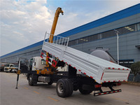 Nouvelle grue télescopique mobile Foton de 13 m de hauteur de levage, 6,3 tonnes, camion de fret à flèche