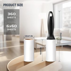 Professional Durable Household Manual Style Plastic Sticky <b>Lint</b> <b>Roller</b> for Pets Clothes Hair Removal - Product Image 2