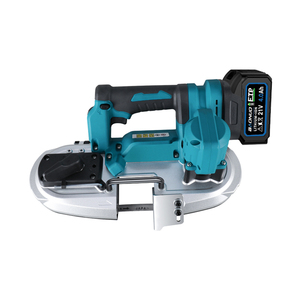 Best-selling 5+1 speed-adjustable DIY cordless lithium-ion band <b>saw</b> non-combustible cutting machine for metal and wood - Product Image 2