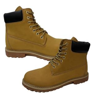 Bottes en cuir jaune classiques pour hommes Bottes tactiques pour hommes Imperméables Bottes <span class=keywords><strong>de</strong></span> <span class=keywords><strong>travail</strong></span> annuelles décontractées populaires Remises promotionnelles - Product Image 4