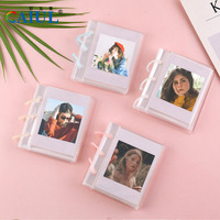 Album photo 3 pouces 40 photos PP Protection avec reliure en viscose pour billets de cinéma et stockage de cartes postales Option de logo personnalisé