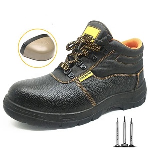 Chaussures <span class=keywords><strong>de</strong></span> travail antidérapantes les plus vendues, chaussures <span class=keywords><strong>de</strong></span> <span class=keywords><strong>sécurité</strong></span> industrielles en cuir à embout d'acier anti-perforation pour hommes SBP - Product Image 1