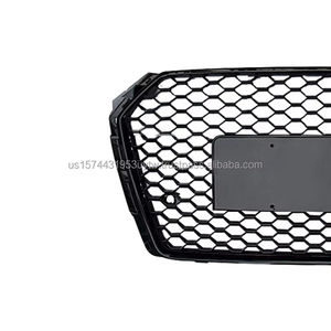 ตะแกรงหน้าแบบ RS4สำหรับรถ Audi A4 S4 B9ตะแกรงรังผึ้งสีดำเงา2017 2018 2019 - Product Image 4