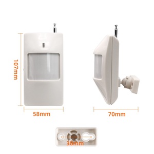 Không dây 433MHz EV1527 loại <span class=keywords><strong>Motion</strong></span> Detector PIR cảm biến hồng ngoại cho an ninh nhà báo động - Product Image 3