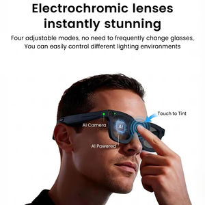 Occhiali Intelligenti AI con Tecnologia Elettrocromica, Fotocamera 4K, ChatGPT, Chiamate Bluetooth, Musica e Funzioni Smart AI - Product Image 1