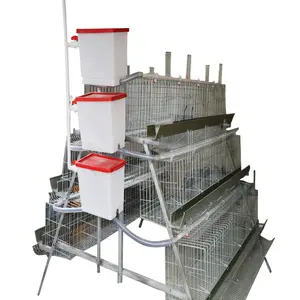 Kenya battery hot galvanized animal poultry farm hen chicken coop cages for sale