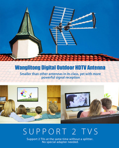 WC-233  Antena <span class=keywords><strong>de</strong></span> TV Digital DVB-T2 para Exteriores WALITO, Potente, con Filtro 5G y Fuerte Recepción - Product Image 2