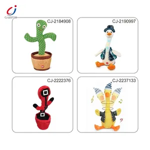 Chengji động vật nhảy múa Loa ánh sáng điện tử dễ thương lặp lại nói chuyện sang trọng nhồi bông ca hát và nhảy múa vịt Đồ chơi - Product Image 5