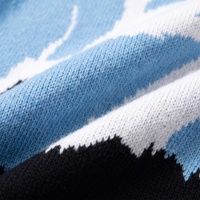 Pull en tricot jacquard personnalisé avec logo, style ski, 100 % coton, col rond, pour femme, hiver, sports de plein air, chaud, colorblock, OEM ODM