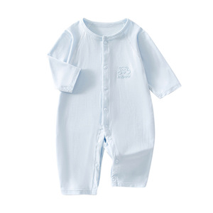 Tutina Estiva Unisex per Neonati in Lyocell, Manica Lunga, Sottile, Senza Cuciture, da 0 a <span class=keywords><strong>1</strong></span> <span class=keywords><strong>Anno</strong></span> - Product Image 5
