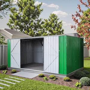 Abri <span class=keywords><strong>de</strong></span> <span class=keywords><strong>moto</strong></span> extérieur en structure acier EG1408-H200-2H, kit <span class=keywords><strong>de</strong></span> rangement préfabriqué pour <span class=keywords><strong>jardin</strong></span>, <span class=keywords><strong>garage</strong></span> ou entrepôt - Product Image 5