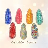 Mainan Elastis Bola Kristal Corn Squeezing Ball, Mainan untuk Menghilangkan Stres, Melepaskan Stres, dan Mengurangi Stres