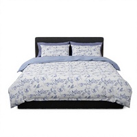 Parure de lit de luxe 4 pièces en soie lavée respirante, écologique, style européen, qualité supérieure, housse de couette King Size toutes saisons 300 fils/cm²