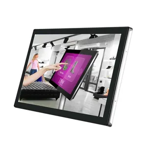10,1 13,3 15 15,6 17 18,5 19 21,5 23,6 23,8 27 32 polegadas IP65 Touch Screen Wall Mount Painel interativo Monitor Industrial