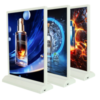 Rechargeable A4 A5 bureau affiche bannière affichage rétro-éclairé LED boîte à lumière signe pour la publicité Menu