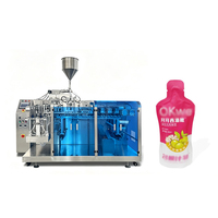 Automatische vloeistofvulmachine voor voorgevormde zakjes, CE-gekeurd, food grade, voor voedingsvezels, maaltijdvervangende drank, selderiepuree, salade.